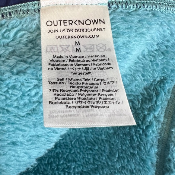 Outerknown Men's Standard Skyline Sherpa Fleece Shirt Jacket Size M Button Front - Picture 13 of 13